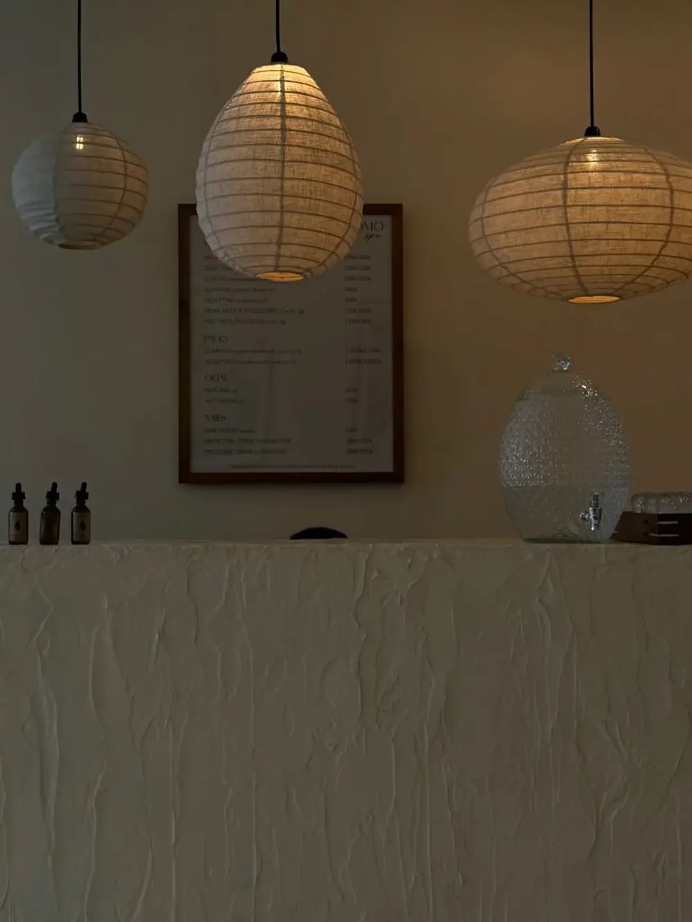 Paper lanterns over the JOMO reception